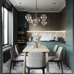 Apartment Kitchen Cabinet Custom Design Open Cabinet Whole House Custom Foreign Trade Whole House Cabinet Custom