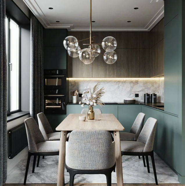 Apartment Kitchen Cabinet Custom Design Open Cabinet Whole House Custom Foreign Trade Whole House Cabinet Custom