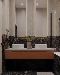 Modern Luxury Bathroom Vanity Double High Quality Floating Vanity Bathroom Cabinet With Dual Sink Factory Supplier 2025