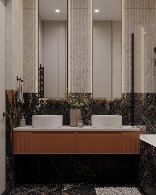 Modern Luxury Bathroom Vanity Double High Quality Floating Vanity Bathroom Cabinet With Dual Sink Factory Supplier 2025