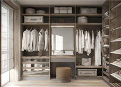 New Design Bedroom Furniture Wooden Plywood MDF Modern Simple Home Wardrobe Customized Size