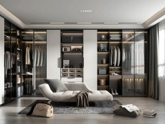 New Design Bedroom Furniture Wooden Solid Wood Plywood MDF  Modern Simple Home Wardrobe Customized Size