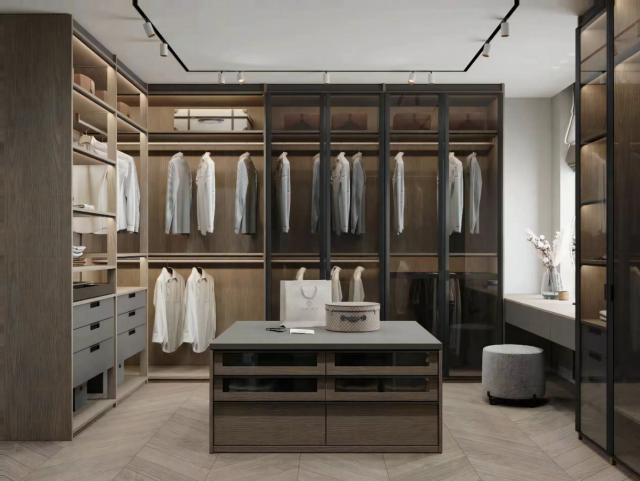 China Made Popular Modern Cabinet Wardrobe Plywood Bedroom Wardrobe Design