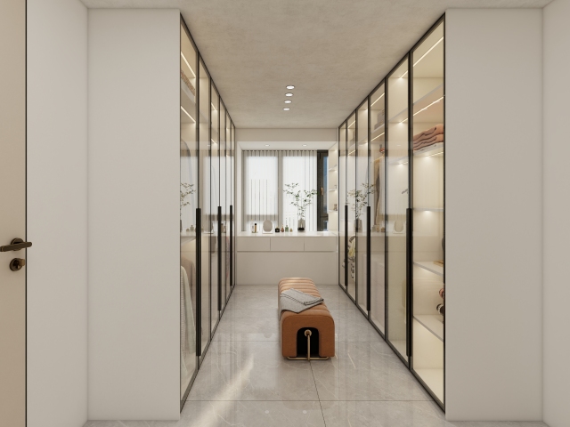 China Factory Simple Design Durable Plywood Solid Wood Bedroom Waterproof Wardrobe Closet