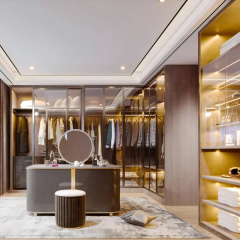 High End Modular Custom Wooden Design Solid Wood Plywood Wardrobes Modern Bedroom Closet Wardrobe