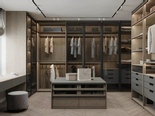China Made Popular Modern Cabinet Wardrobe Plywood Bedroom Wardrobe Design