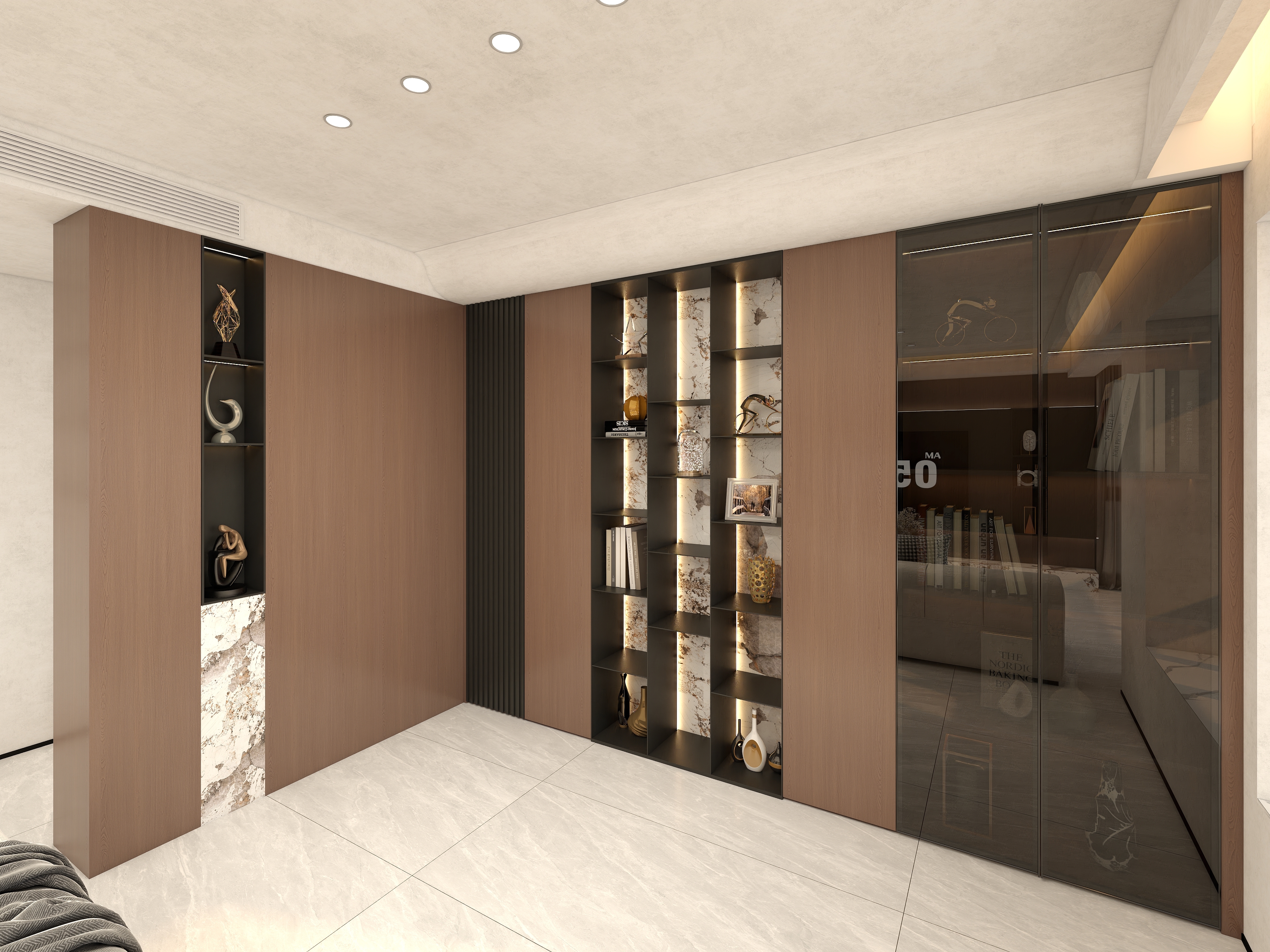 Bookshelf Design Living Room Wooden Wall Bookcase With Glass Doors Storage Cabinet Black Book Shelvese Book Bookcase With Aluminum Frame