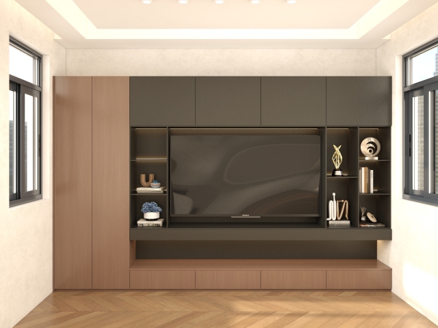 High Quality Home Floor TV Stand Living Room Furniture Plywood TV Cabinets Table Modern TV Stands