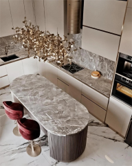 China Manufacturer Hot Sale Luxury Cabinets Kitchen Set Furniture Modern Kitchen Cupboard Set Cabinet
