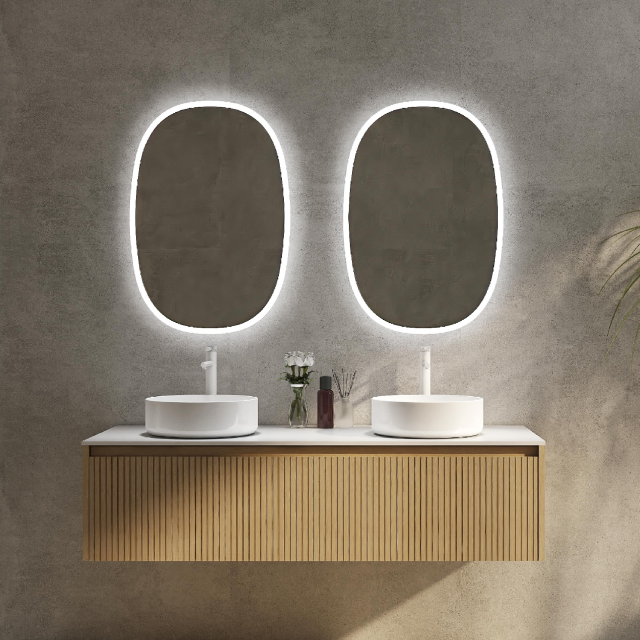 Modern Designs Bathroom Furniture Big Sets of Bathroom Vanity Cabinet with Mirror and Sink