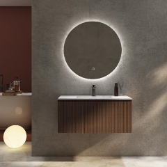 Modern Designs Bathroom Furniture Big Sets of Bathroom Vanity Cabinet with Mirror and Sink