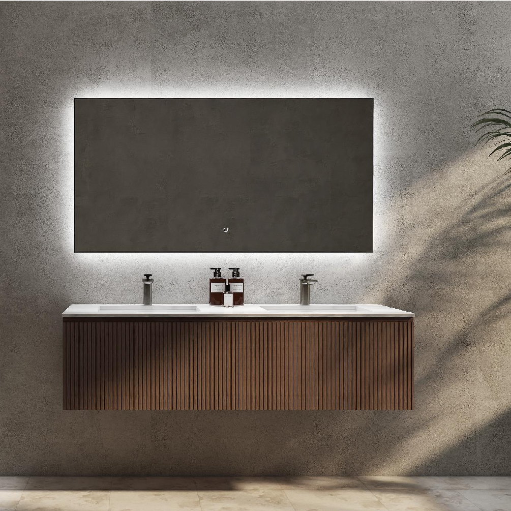 New Arrival European Modern Bathroom Cabinet Set Elegant Washbasin Vanity Unit Wall Hung Makeup Bathroom Furniture