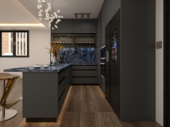 High Quality Custom Kitchen Cabinet Full Set Furniture Modern Style Minimalism Kitchen Cabinet Factory Price for Villa