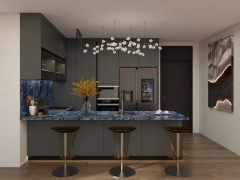 High Quality Custom Kitchen Cabinet Full Set Furniture Modern Style Minimalism Kitchen Cabinet Factory Price for Villa