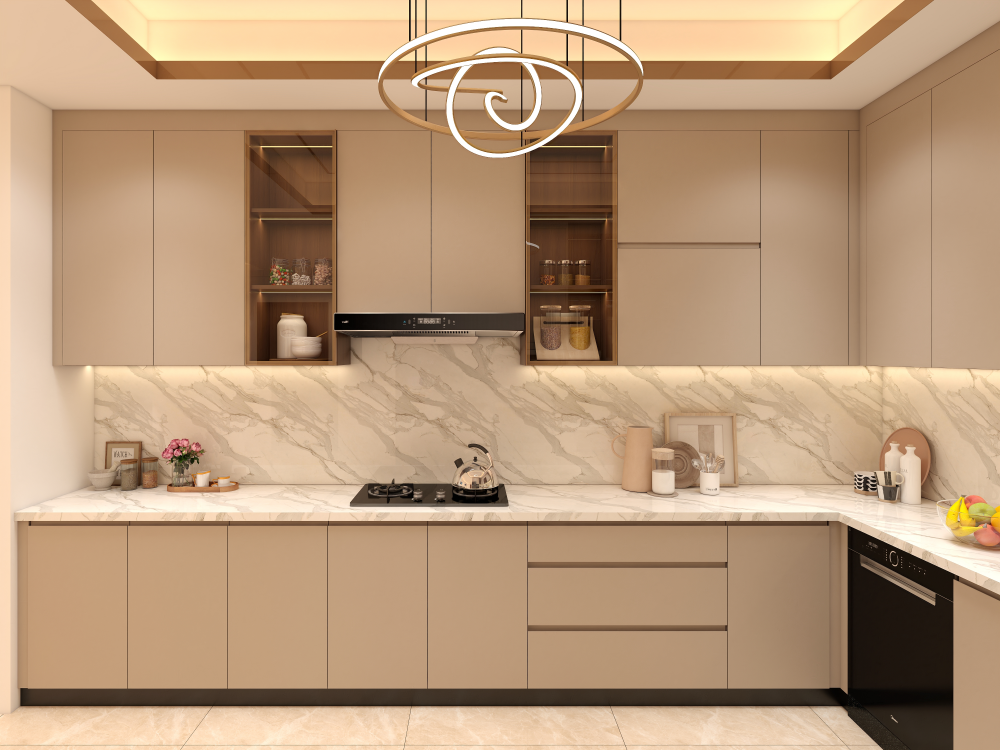 Elegant Enhancement for Kitchen Cabinets - Premium Quality Storage Solutions Apartments Chipboard Kitchen Cabinets