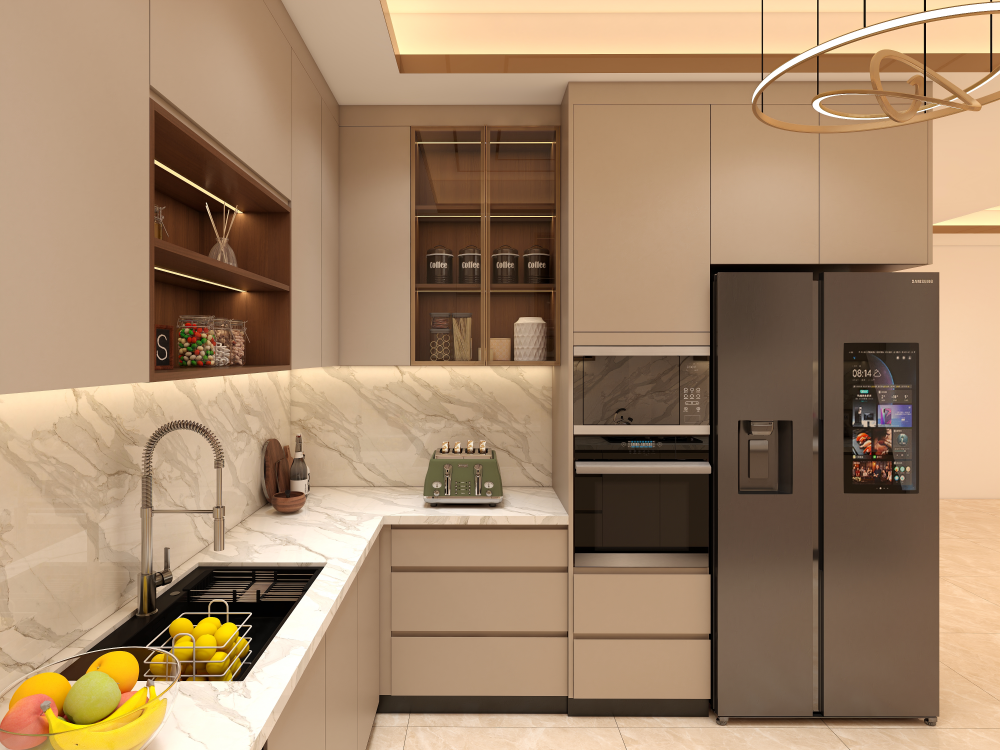 Elegant Enhancement for Kitchen Cabinets - Premium Quality Storage Solutions Apartments Chipboard Kitchen Cabinets
