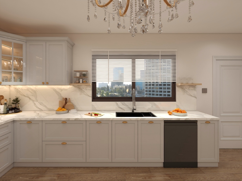 Custom Wooden Kitchen Cabinets Direct from Factory, Kitchen Cabinets Made in China for Homes