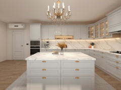 Custom Wooden Kitchen Cabinets Direct from Factory, Kitchen Cabinets Made in China for Homes