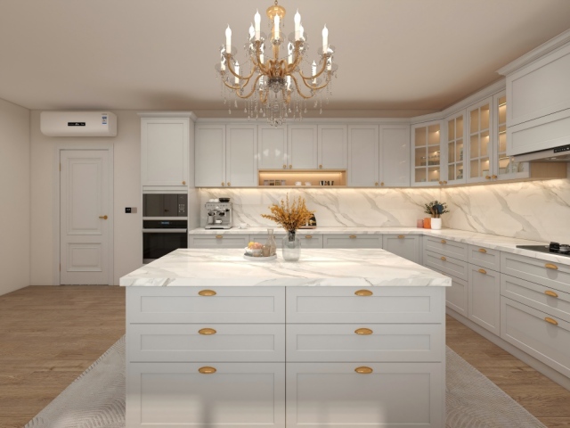 Custom Wooden Kitchen Cabinets Direct from Factory, Kitchen Cabinets Made in China for Homes