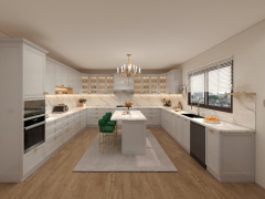 Custom Wooden Kitchen Cabinets Direct from Factory, Kitchen Cabinets Made in China for Homes