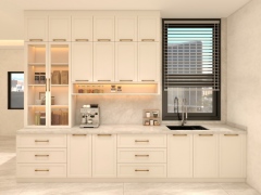 Modular Kitchen Furniture Modern Custom Kitchen Cabinets American Style Shaker Door White Cabinets