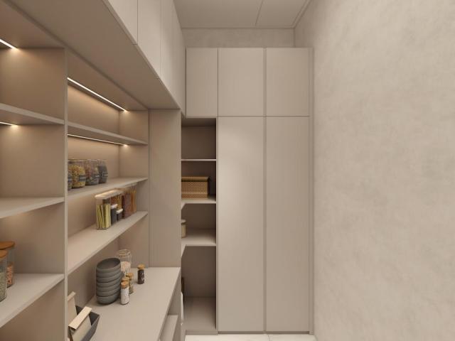 Modern Style Custom Wooden Storage Cabinet Large Storage Capacity Cabinet
