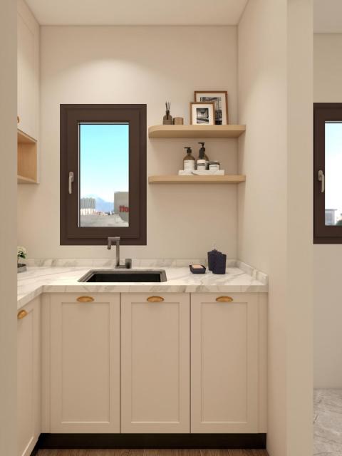 Custom Built-in Laundry Station Bespoke Laundry Systems