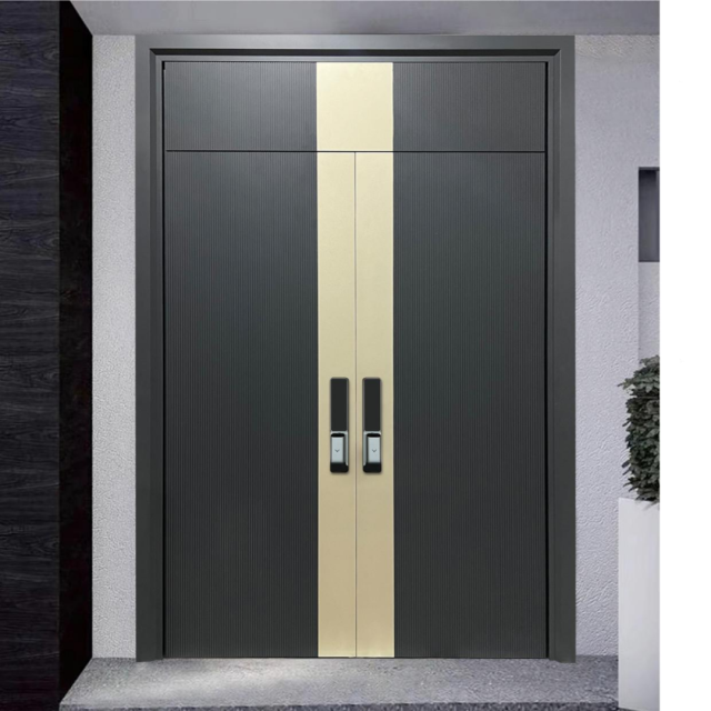 Stylish Main Entrance Door, Durable Exterior Door for Residential & Commercial Use