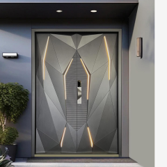 Stylist Design Modern Exterior Main Gate Door Designs Front Aluminum Entry Doors Entrance Security Door for House