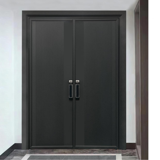 Architectural Aluminum Main Entrance Door, Custom Size High End Luxury Front Door