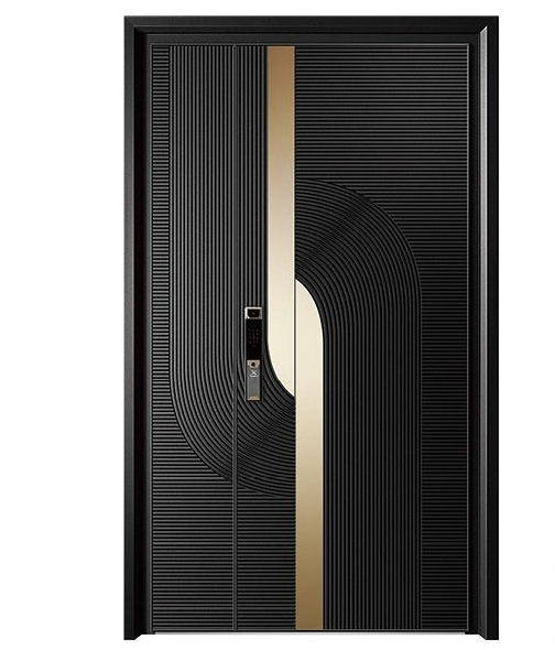Latest Design Original Factory Main Entrance Exterior Front Entry Doors Porte  External Pivot Doors