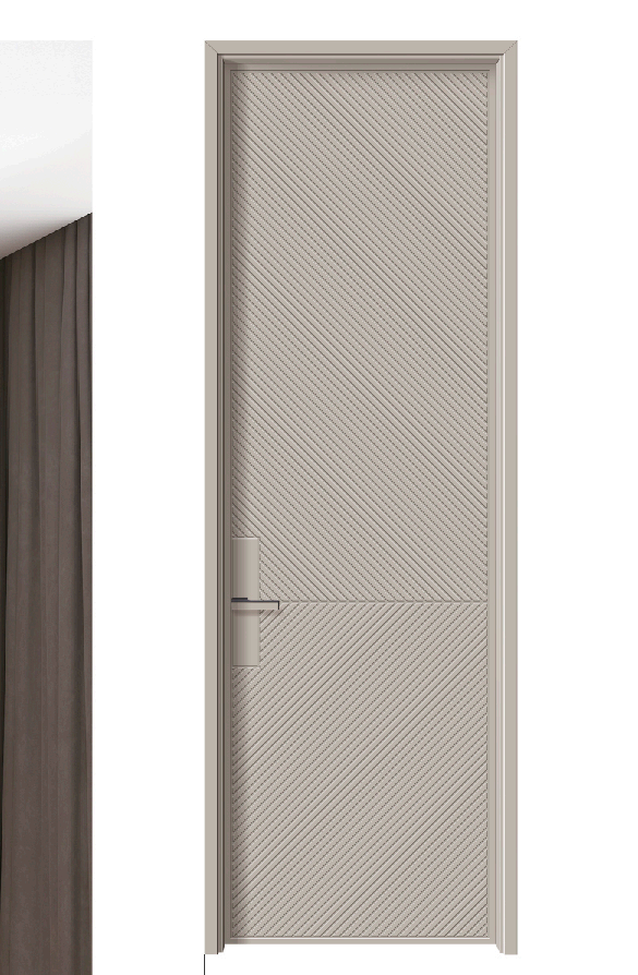 Customized Solid Wood Interior Door Modern Design Wooden Door for Residential House