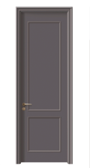 Standard Solid Wood Waterproof Interior Room Door with Modern Design for Bedroom Villa or House Finished Surface