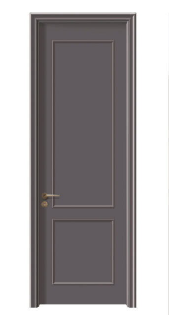 Standard Solid Wood Waterproof Interior Room Door with Modern Design for Bedroom Villa or House Finished Surface