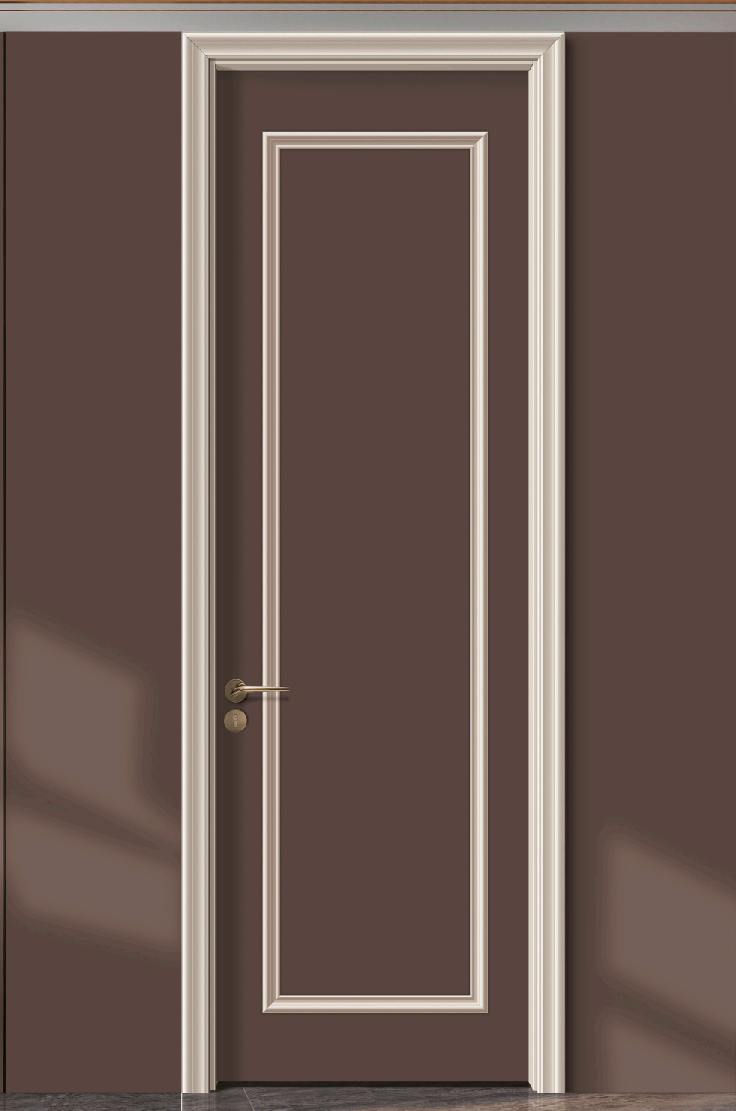Modern Wood Interior Front Door Customizable Size Waterproof Anti-scratch Kitchen Bedroom Apartment