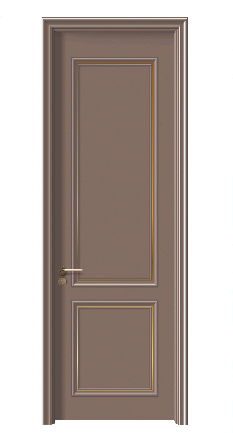 Superior Quality Customization Paint Free Healthy Modern Solid Wood Single Interior Door Wooden Door
