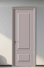 Hotel Room Door Modern Interior Wooden Door with Finished Surface and Decoration Design