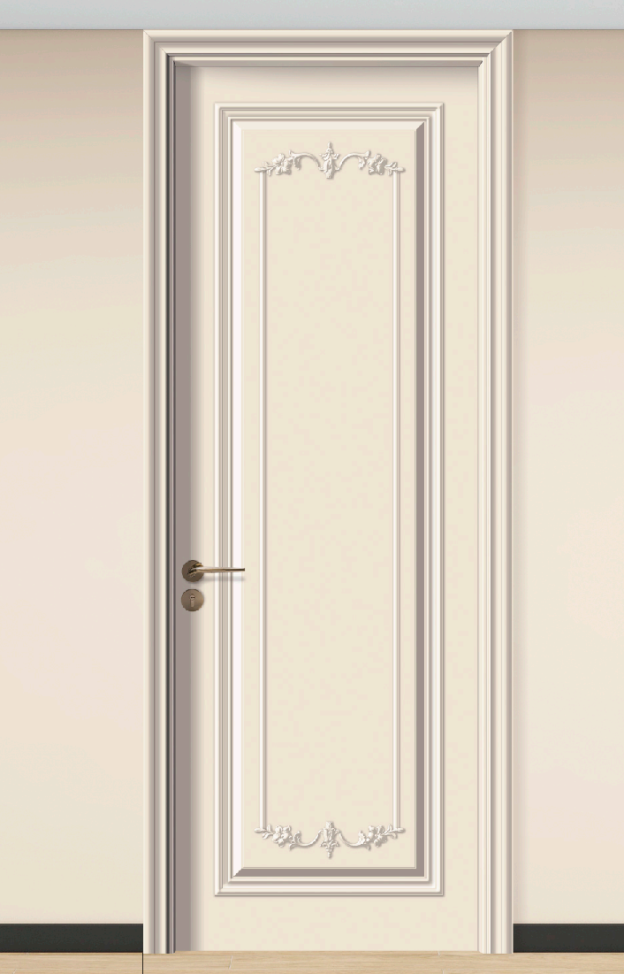 High Quality Hot Sale Traditional Style Wooden Door with White Prim Wooden Doors for House