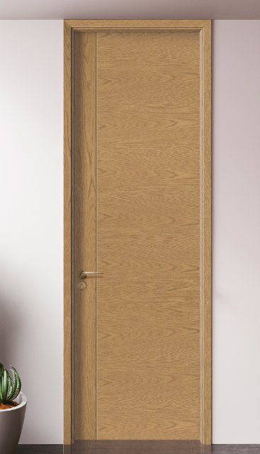 Modern Simple Wooden Interior Door for Multi Family Housing Office School Guest Room