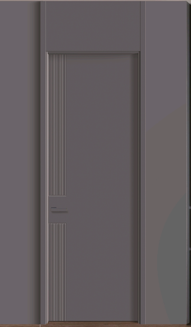 Modern Luxury Solid Wood Interior Door Natural Grain Design for Home Apartment Hotel