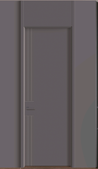 Modern Luxury Solid Wood Interior Door Natural Grain Design for Home Apartment Hotel