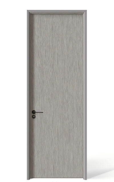 Extra-narrow Aluminum-wood Frameless Modern Waterproof Interior Door Push-Pull Opening for Bedroom