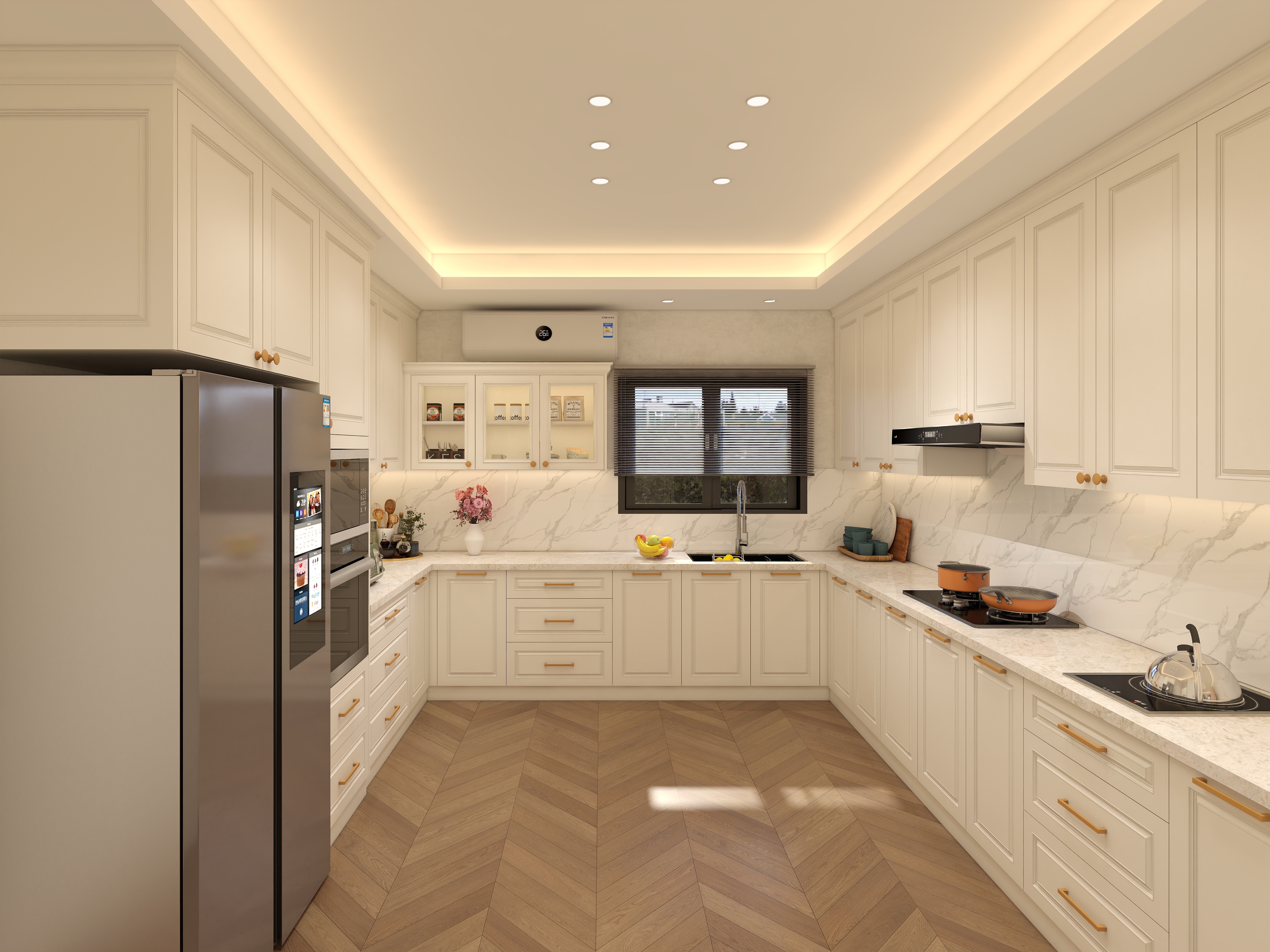 Wholesale Price Ready To Assemble Solid Wood Kitchen Cabinet