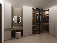 One Stop Wardrobe Set Custom Built Premium Walk in Closet Luxury Bedroom Wardrobe Storage Dressing Table