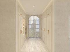 Custom Solid Oak Wood Wardrobe with Mixed Oil Finish European Style Light-Colored Full Home Customization Walk-in Closet