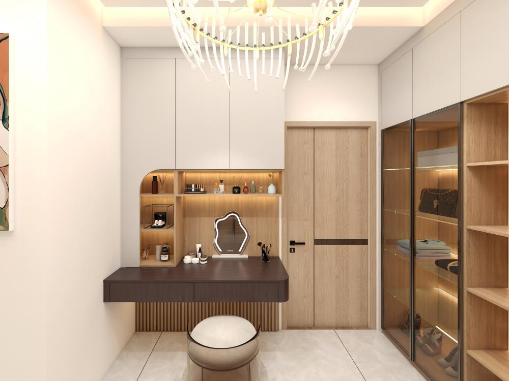 Contemporary Style Bedroom Combination Wardrobe Design Multi Functional Smart Design Wardrobe High-quality Production Wardrobe