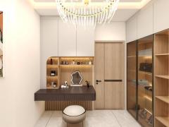 Contemporary Style Bedroom Combination Wardrobe Design Multi Functional Smart Design Wardrobe High-quality Production Wardrobe