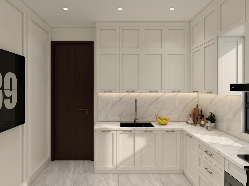 High End Solid Wood Kitchen Cabinet Shaker Style Modern Design Modular Cabinets Luxury Custom Wood Full Set Kitchen Furniture