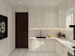 High End Solid Wood Kitchen Cabinet Shaker Style Modern Design Modular Cabinets Luxury Custom Wood Full Set Kitchen Furniture