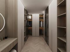 One Stop Wardrobe Set Custom Built Premium Walk in Closet Luxury Bedroom Wardrobe Storage Dressing Table